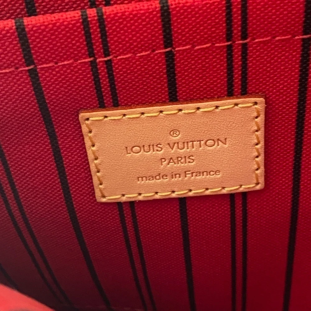 LOUIS VUITTON MONOGRAM NEVERFULL CLUTCH POUCH AUTHENTICATION * EXCELLENT